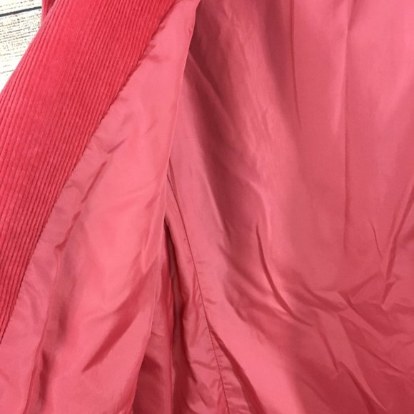 LL Bean Corduroy Blazer Jacket Rose Pink Lined Women's Petite 8 - Picture 5 of 8